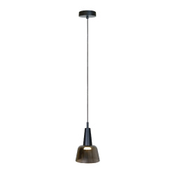 Tecnolite Lámpara LED Colgante BUBUP, Interiores, Luz Cálida Brillante, 10.5W, 480 Lúmenes, Negro, para Casa 
