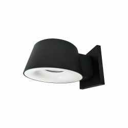 Tecnolite Lámpara de Pared Arbotante Vegg, Exteriores, Luz Cálida Brillante, 10W, 700 Lúmenes, Negro 