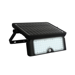 Tecnolite Lámpara Solar LED para Pared Gomea, Exteriores, Luz de Día, 10W, 1150 Lúmenes, Negro, para Casa 