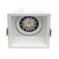 Tecnolite Lámpara para Techo Uranium II, Interiores, Base GX5.3, Blanco, para Casa - No Incluye Foco 