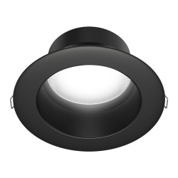 Tecnolite Lámpara LED para Techo 10YDLEDHE016MV40N, Interiores, Luz Neutra, 10W, 1150 Lúmenes, Negro, para Casa/Comercial 
