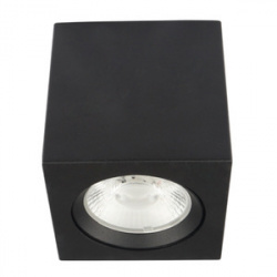 Tecnolite Lámpara LED para Techo Asterope, Interiores, Luz Cálida, 10W, 1020 Lúmenes, Negro, para Casa 