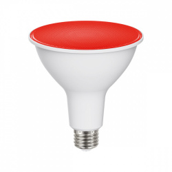 Tecnolite Foco LED PAR38, Luz Roja, Base E27, 13.5W, 1200 Lúmenes, Blanco, Equivale a un Foco Tradicional de 75W 