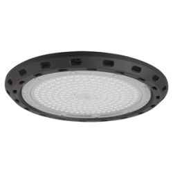 Tecnolite Lámpara UFO LED Colgante de Campana Regor II, Exteriores, Luz de Día, 150W, 15.000 Lúmenes, Negro, para Iluminación Industrial 