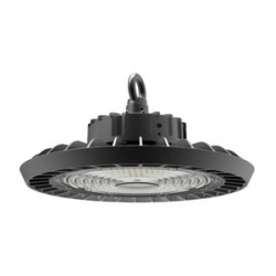 Tecnolite Lámpara UFO LED Colgante de Campana Secunda II, Exteriores, Luz de Día, 150W, 18.000 Lúmenes, Negro, para Iluminación Industrial 