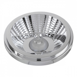Tecnolite Foco Regulable LED Helium I, Luz Suave Cálida, Base G53, 15W, 1350 Lúmenes, Cromo 