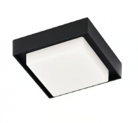 Tecnolite Lámpara LED Plafón para Sobreponer, Interiores/Exteriores, Luz Cálida Brillante, 15W, 760 Lúmenes, Gris 