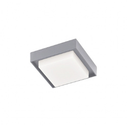 Tecnolite Lámpara LED Plafon para Techo, Interiores/Exteriores, Luz de Día, 15W, 920 Lúmenes, Gris/Blanco, para Casa 