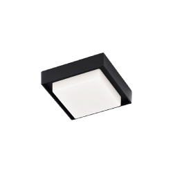Tecnolite Lámpara LED Plafón para Sobreponer, Interiores/Exteriores, Luz de Día, 15W, 920 Lúmenes, Negro 