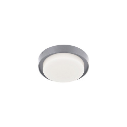 Tecnolite Lámpara LED Plafón para Sobreponer, Interiores/Exteriores, Luz Cálida Brillante, 15W, 850 Lúmenes, Gris 