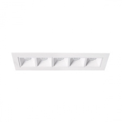 Tecnolite Lámpara LED para Techo Empotrable Lucida IV, Interiores, Luz Suave Cálida, 17W, 730 Lúmenes, Blanco, para Casa 