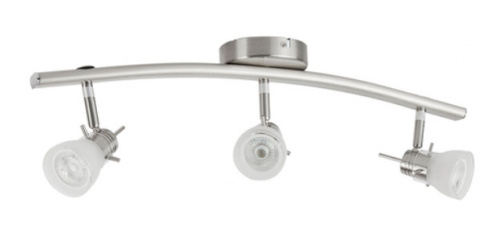 Tecnolite Lámpara Spot para Techo Barcelo I, Interiores, hasta 18W, Base GU10, Gris - No Incluye Foco 