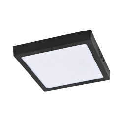 Tecnolite Lámpara LED Plafón para Sobreponer, Interiores, Luz de Día, 18W, 1300 Lúmenes, Negro 