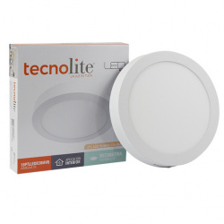 Tecnolite Lámpara LED Plafon para Techo Ankaa III, Interiores, Luz de Suave Cálida, 18W, 1200 Lúmenes, Blanco, para Casa 