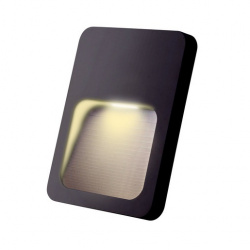 Tecnolite Lámpara LED para Pared Avior, Exteriores, Luz Suave Cálida, 1.5W, 60 Lúmenes, Negro, para Casa 