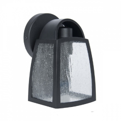 Tecnolite Lámpara para Pared Sirio, Exteriores, máx. 8.5W, Base E27, Negro, para Casa 