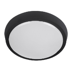Tecnolite Lámpara LED Plafón para Sobreponer, Interiores, Luz Cálida Brillante, 20W, 1400 Lúmenes, Blanco/Negro, para Casa 