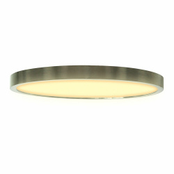 Tecnolite Lámpara LED para Sobreponer en Techo Marfik, Interiores, 23W, 1128 Lúmenes, Níquel 