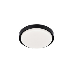 Tecnolite Lámpara LED Plafón para Sobreponer, Interiores/Exteriores, Luz de Día, 24W, 1600 Lúmenes, Negro 