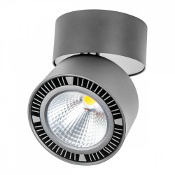 Tecnolite Lámpara LED Spot para Techo Praia, Interiores, Luz Suave Cálida, 24W, 1450 Lúmenes, Negro, para Casa 
