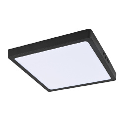 Tecnolite Lámpara LED Plafón para Sobreponer, Interiores, Luz Cálida Brillante, 24W, 1600 Lúmenes, Blanco/Negro, para Casa 