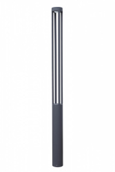 Tecnolite Lámpara LED para Poste Horologium, Exteriores, Luz Suave Cálida, 25W, 2120 Lúmenes, Negro, para Iluminación Comercial/Casa 