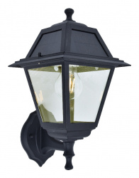 Tecnolite Lámpara LED para Pared Arbotante Shamsi, Exteriores, Luz Cálida Suave, 2W, Base E27, 100 Lúmenes, Negro, para Casa 