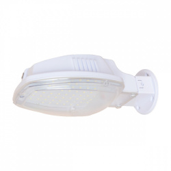 Tecnolite Lámpara LED con Fotocelda para Pared Intercrus, Exteriores, 30W, 3000 Lúmenes, Blanco, para Iluminación Comercial/Industrial 