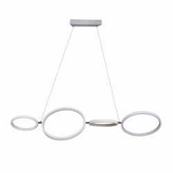 Tecnolite Lámpara LED para Suspender en Techo Aureal, Interiores, Luz Cálida Brillante, 33W, 2015 Lúmenes, Blanco 
