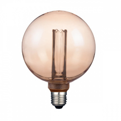 Tecnolite Foco Vintage Regulable LED Ahil, Luz Suave Cálida, Base E27, 3.5W, 120 Lúmenes, Ámbar 