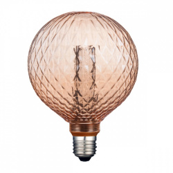 Tecnolite Foco Vintage Regulable LED Ahil, Luz Suave Cálida, Base E27, 3.5W, 120 Lúmenes, Ámbar 