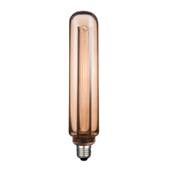 Tecnolite Foco Vintage Regulable LED Albireo II, Luz Suave Cálida, Base E27, 3.5W, 120 Lúmenes, Ámbar 