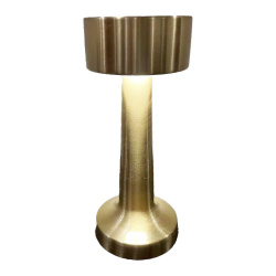 Tecnolite Lámpara de Mesa LED Imai I, 3W, 110 Lúmenes, Luz Blanco Ajustable, Dorado, para Casa 