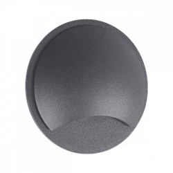 Tecnolite Lámpara LED para Pared Empotrable Superba I, Interiores/Exteriores, Luz Cálida, 3W, 13 Lúmenes, Negro 