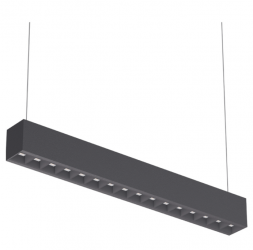 Tecnolite Lámpara LED para Techo Nagoya II, Regulable, Interiores, Luz Neutra, 40W, 4500 Lúmenes, Negro, para Iluminación Comercial 