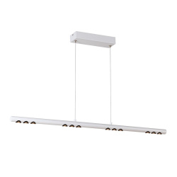 Tecnolite Lámpara LED Colgante Zubene V, Interiores, Luz Cálida, 43W, 1500 Lúmenes, IRC 90, Blanco, para Casa/Oficina 