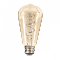 Tecnolite Foco Vintage Regulable LED, Luz Suave Cálida, Base E27, 4.5W, 450 Lúmenes, Ámbar 
