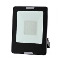 Tecnolite Reflector LED Zibal IV, Luz Suave Cálida, 50W, 4500 Lúmenes, Negro 