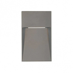 Tecnolite Lámpara LED de Cortesía Kave IV, Exteriores, Luz Blanco Cálido, 5W, 200 Lúmenes, Gris, para Iluminación Comercial/Casa 