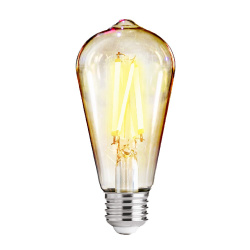 Tecnolite Foco Regulable Vintage LED Inteligente ST64, WiFi, Luz Blanca, Base E27, 5.5W, 800 Lúmenes 