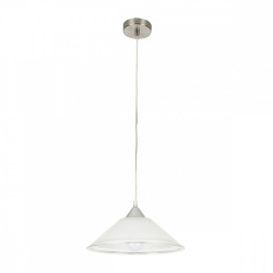 Tecnolite Lámpara Colgante para Suspender Bamira, Interiores, hasta 8.5W, Base E27, Negro, para Casa/Iluminación Comercial - No Incluye Foco 