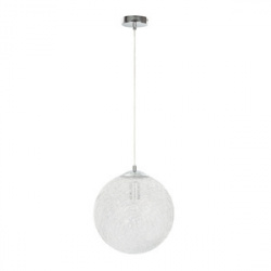 Tecnolite Lámpara Colgante Bastia, Interiores, hasta 60W, Base E27, Gris/Plata, para Casa/Iluminación Comercial - No Incluye Foco 