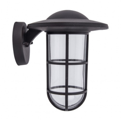 Tecnolite Lámpara Farol para Pared Ara, Exteriores, máx. 60W, Base E27, Café, para Casa - No Incluye Foco 