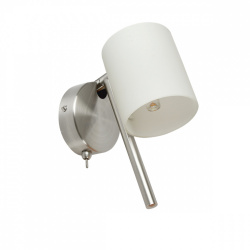 Tecnolite Lámpara para Pared Girona, Interiores, máx. 3W, Base G9, Plata/Blanco, para Casa - No Incluye Foco 