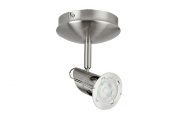 Tecnolite Lámpara Spot para Techo Dirigible Bosca, Interiores, hasta 6W, Base GU10, Gris - No Incluye Foco 