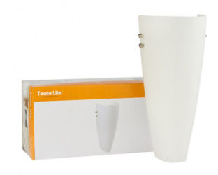 Tecnolite Lámpara para Pared Concordia, Interiores, Base E27, Blanco, para Casa - No Incluye Foco 