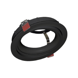 Tecnolite Lámpara Downlight Alshain, Interiores, hasta 60W, Base G53, Negro, para Casa - No Incluye Foco 