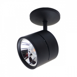 Tecnolite Lámpara para Techo Avoir I, Interiores, hasta 15W, Base G53, Negro, para Casa - No Incluye Foco 