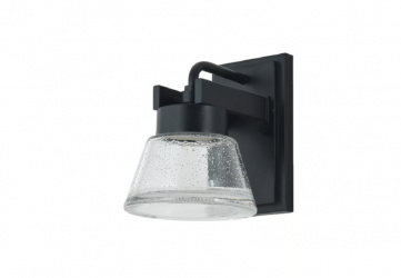 Tecnolite Lámpara LED para Pared Castor, Exterior, Luz Cálida Brillante, 6W, 350 Lúmenes, Negro 