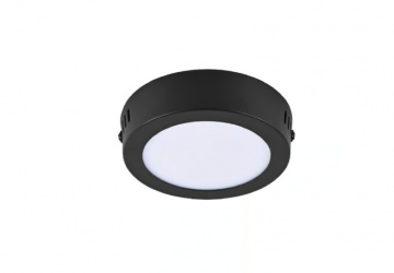 Tecnolite Lámpara LED Plafón para Sobreponer, Interiores, Luz Cálida Brillante, 6W, 320 Lúmenes, Blanco/Negro, para Casa 